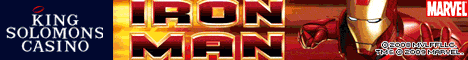 Play Iron man at King Solomons Casino.