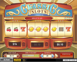 Classic Slots Scratch Card Screenshot